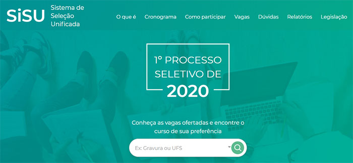 Resultado de imagem para novo portal do Sistema de Seleção Unificada